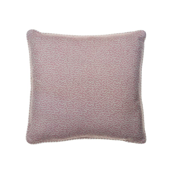 Pollen Pink, Sustainable Feather, Cushion - Andrew Martin Eco-conscious & Linen Blend & Viscose Blend Small Prints - image 1