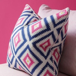 Glacier Paradise, Sustainable Feather, Cushion, 43cm x 43cm - Andrew Martin - thumbnail 1