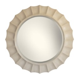 Joplin Mirror Cream, Mirror, Small - Andrew Martin