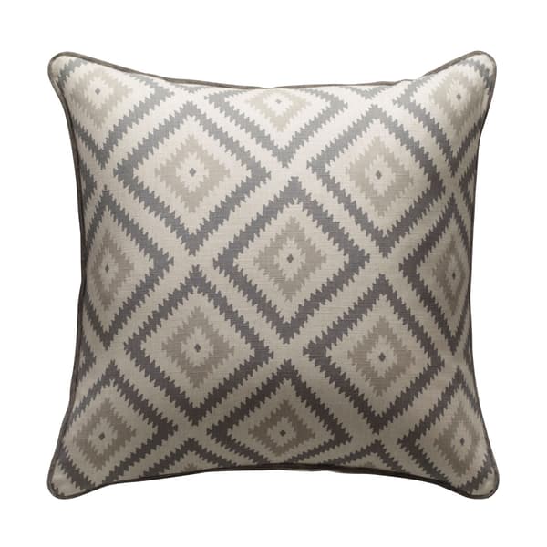 Glacier Storm, Sustainable Feather, Cushion, 55cm x 55cm - Andrew Martin Eco-conscious & Linen Blend & Viscose Blend Geometric & Kilim - image 1