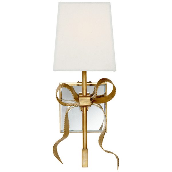 Ellery Wall Light Cream, Wall Light, Soft Brass & Cream Shade - Andrew Martin - image 1