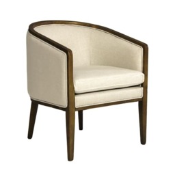 Audrey Chair, Chair, Light Neutral - Andrew Martin Other Fabric - thumbnail 1