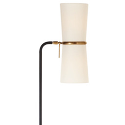 Clarkson Floor Lamp Black, Floor Lamp - Andrew Martin - thumbnail 2