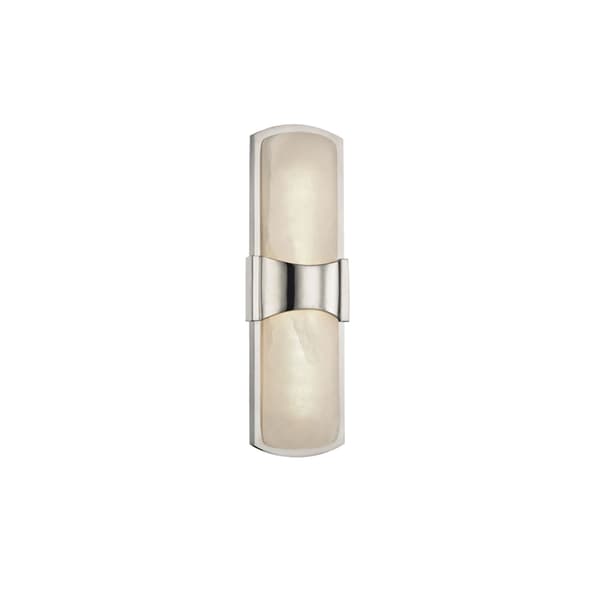 Valencia Wall Light Nickel, Wall Light, Small, Polished Nickel - Andrew Martin - image 1