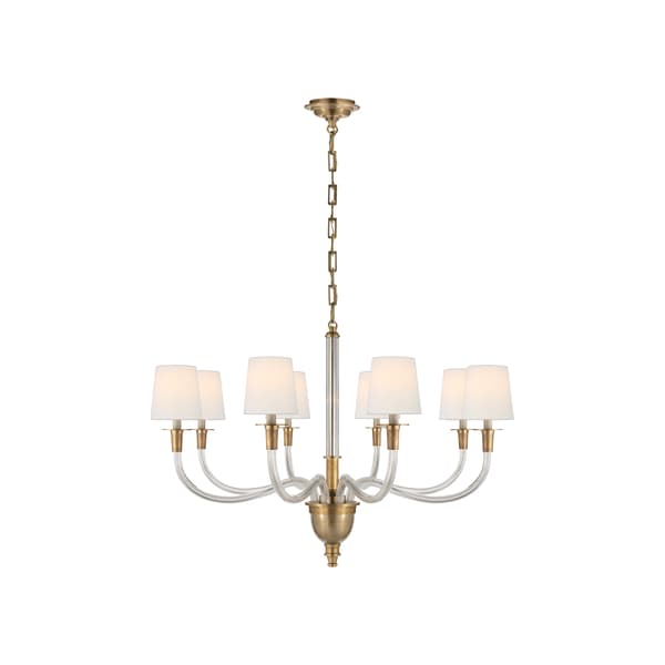 Vivian Chandelier Brass, Hand-Rubbed Antique Brass - Andrew Martin - image 1
