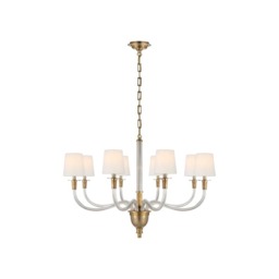 Vivian Chandelier Brass, Hand-Rubbed Antique Brass - Andrew Martin - thumbnail 1
