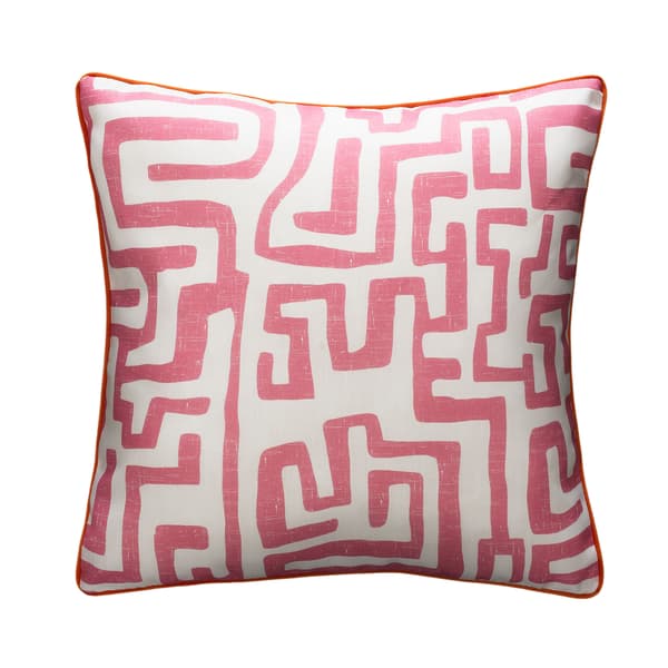 Reef Tropic Outdoor, Hollowfibre, Outdoor Cushion, 55cm x 55cm - Andrew Martin Geometric - image 1