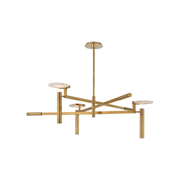 Melange Chandelier Brass, Antique-Burnished Brass - Andrew Martin - image 1