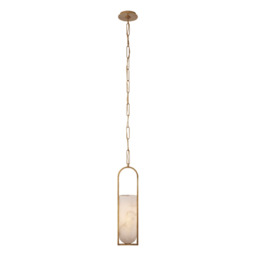 Melange Pendant Brass, Pendant Light, Antique-Burnished Brass - Andrew Martin - thumbnail 1