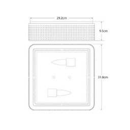 Precision Flush Bronze, Ceiling Light - Andrew Martin - thumbnail 2