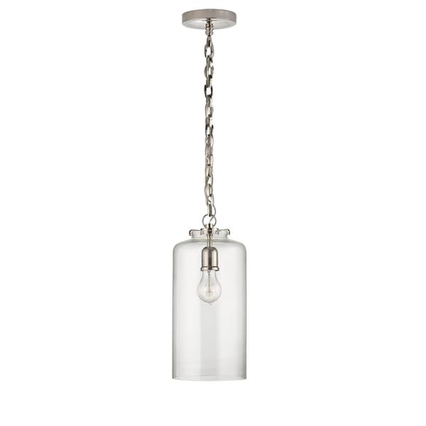 Katie Pendant Nickel, Pendant Light, Polished Nickel - Andrew Martin - image 1