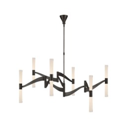 Brenta Grande Chandelier Bronze, Chandelier - Andrew Martin - thumbnail 1