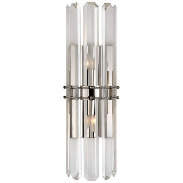 Bonnington Wall Light Nickel, Wall Light, Polished Nickel - Andrew Martin - image 1