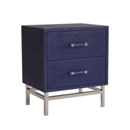 Hesta Bedside Table Blue, Bedside Table - Andrew Martin - thumbnail 2
