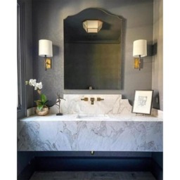 Refined Rib Wall Light Brass, Wall Light, Ebony Resin & Soft Brass - Andrew Martin - thumbnail 2