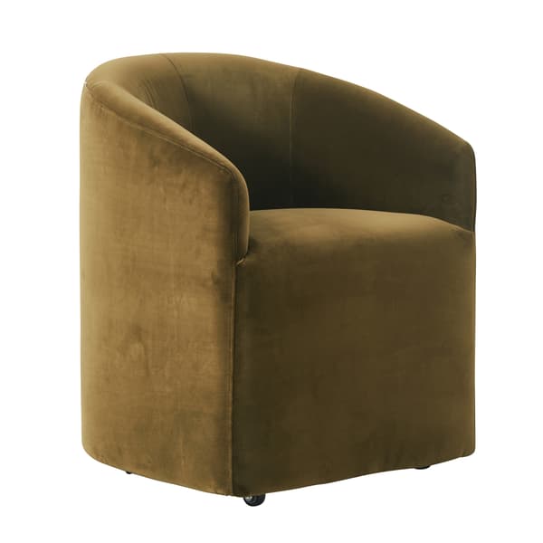 Alto Dining Chair Velvet Olive, Dining/ Arm Chair - Andrew Martin - image 1