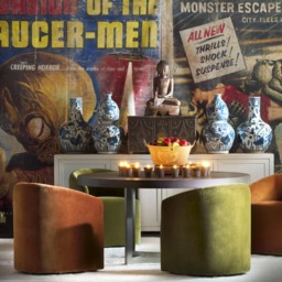 Alto Dining Chair Velvet Olive, Dining/ Arm Chair - Andrew Martin - thumbnail 2