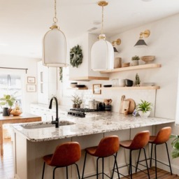 Eldridge Bell Pendant Light, Brass/White - Andrew Martin - thumbnail 2