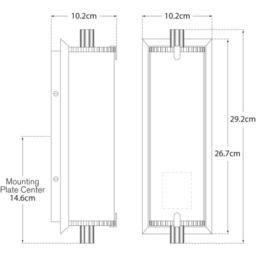 Calliope Short Wall Light Bronze, Wall Light, Short, Bronze / White Glass - Andrew Martin - thumbnail 2
