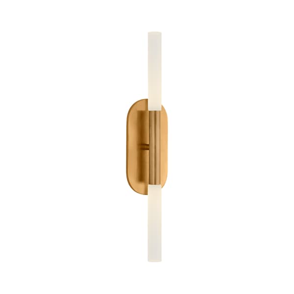 Rousseau Wall Light Brass, Wall Light, Antique Brass - Andrew Martin