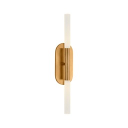 Rousseau Wall Light Brass, Wall Light, Antique Brass - Andrew Martin