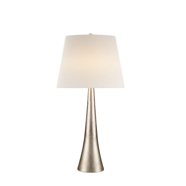 Dover Table Lamp Silver, Table Lamp, Burnished Silver Leaf - Andrew Martin - image 1