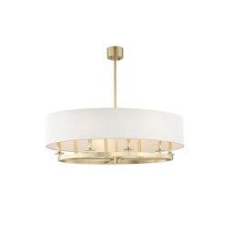Durham Oval Pendant Brass, Ceiling Light - Andrew Martin
