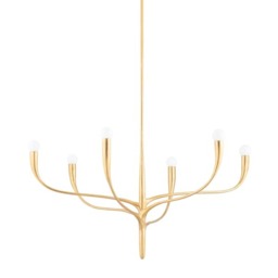 Labra Chandelier, Small, Gold - Andrew Martin - thumbnail 2