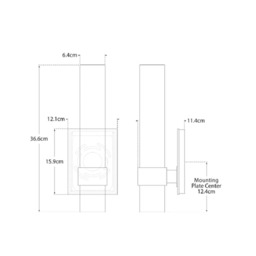 Presidio Wall Light Nickel, Wall Light, Polished Nickel - Andrew Martin - thumbnail 2