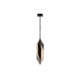 Ophelion Bronze, Pendant Light, Bronze & Alabaster - Andrew Martin