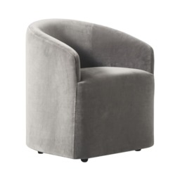 Alto Dining Chair Velvet Ash, Chair - Andrew Martin