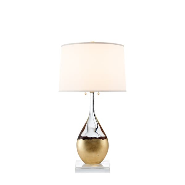 Juliette Table Lamp, Table Lamp, Clear/Gold - Andrew Martin - image 1