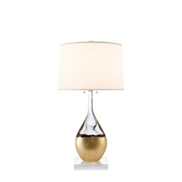 Juliette Table Lamp, Table Lamp, Clear/Gold - Andrew Martin