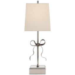 Ellery Table Lamp Nickel, Table Lamp, Polished Nickel - Andrew Martin - thumbnail 1