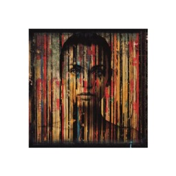 Angie, Plexiglass Artwork, 120cm x 120cm, Multicoloured/Orange/Red - Andrew Martin