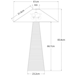 Miramar Table Lamp Bronze, Table Lamp, Crystal Bronze - Andrew Martin - thumbnail 2