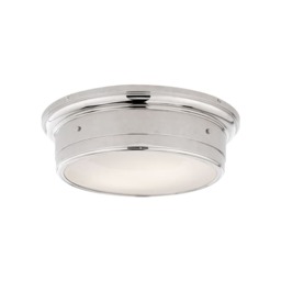 Siena Ceiling Light Nickel, Ceiling Light, Small, Polished Nickel - Andrew Martin - thumbnail 1