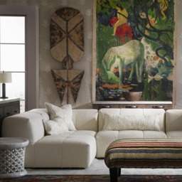 Tolco Sectional Sofa in Cream - Luxury Corner Sofa - Andrew Martin
