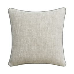 Summit Linen, Sustainable Feather, Cushion, 55cm x 55cm - Andrew Martin Cotton Blend & Linen Blend & Viscose Blend Herringbone & Plain - thumbnail 1