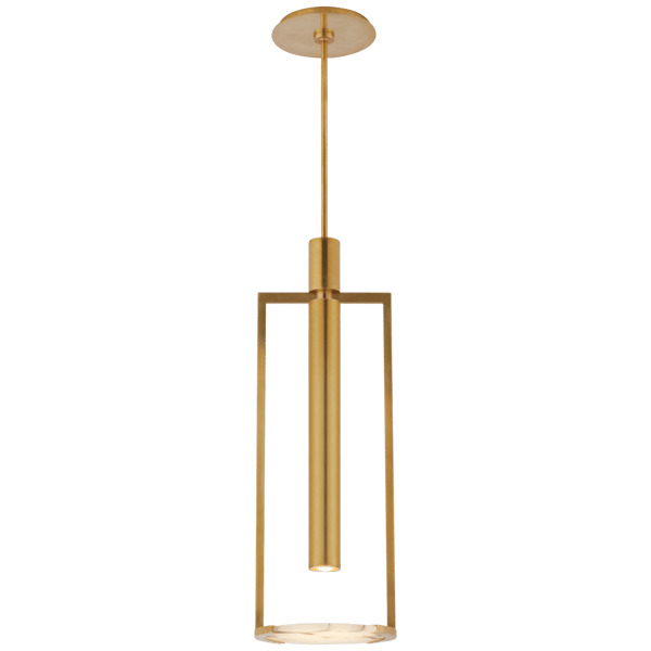 Melange Pendant Brass, Pendant Light, Medium, Antique-Burnished Brass - Andrew Martin - image 1