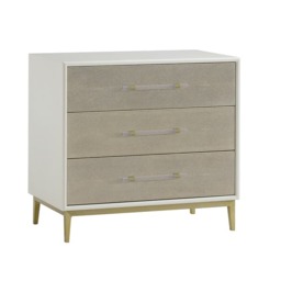 Alice Nightstand Ivory, Bedside Table - Andrew Martin - thumbnail 1