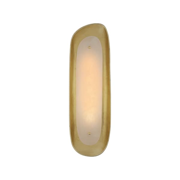 Samos Tall Wall Light, Gild & Alabaster - Andrew Martin - image 1