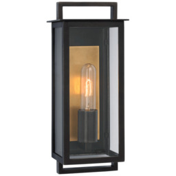 Halle Narrow Wall Light, Small, Black - Andrew Martin - thumbnail 1