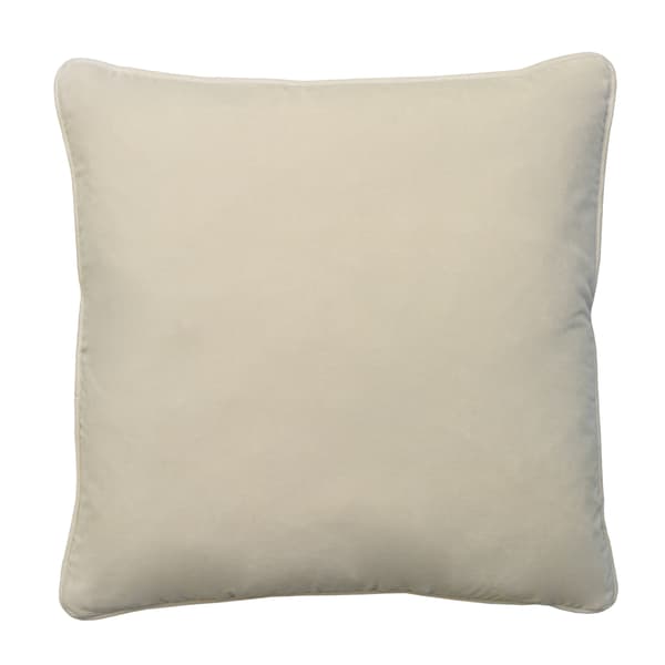 Medici Chalk, Sustainable Feather, Cushion - Andrew Martin Eco-conscious & Cotton & Velvet Plain - image 1