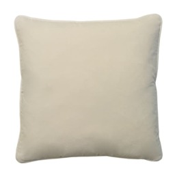 Medici Chalk, Sustainable Feather, Cushion - Andrew Martin Eco-conscious & Cotton & Velvet Plain - thumbnail 1