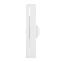 Brandon Wall Light White, Wall Light, White Gesso - Andrew Martin - thumbnail 1