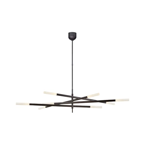 Rousseau Chandelier Grande Bronze, Chandelier, Bronze / Crystal - Andrew Martin - image 1