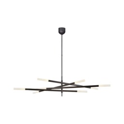 Rousseau Chandelier Grande Bronze, Chandelier, Bronze / Crystal - Andrew Martin - thumbnail 1