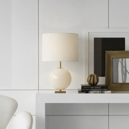 Elsie Table Lamp Blush, Table Lamp, Blush (Cream Shade) - Andrew Martin - thumbnail 2