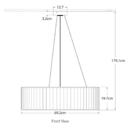 Palati Pendant Nickel, Pendant Light, Polished Nickel - Andrew Martin - thumbnail 2